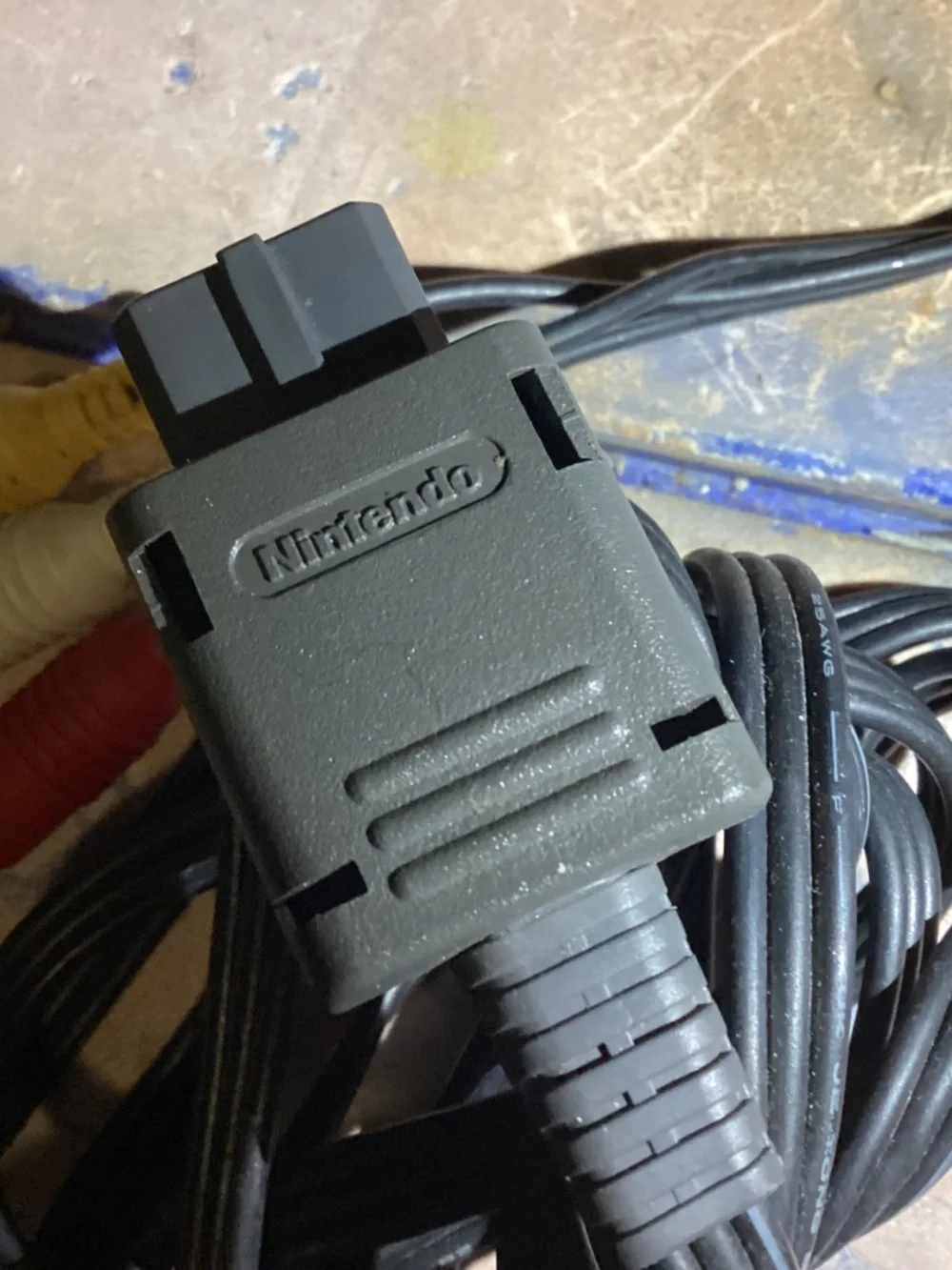 1 Nintendo Official OEM Video AV Composite Cable for Super SNES Gamecube N64